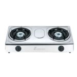 Boscon Auto Ignition Table Top Gas Cooker-2 Burner-Silver BOS-GS012